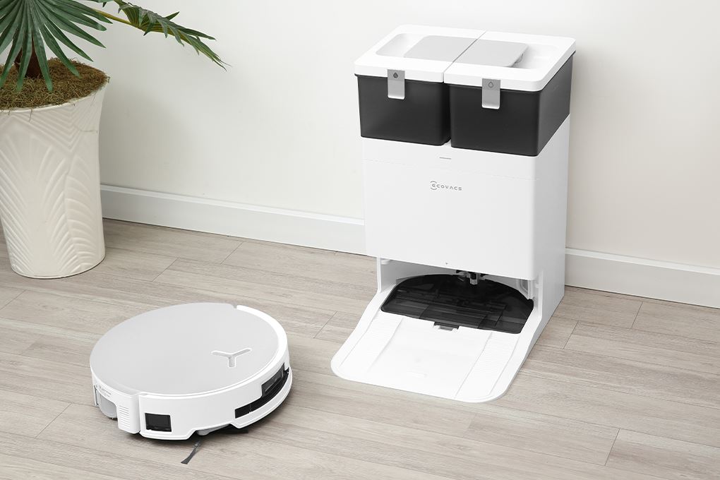 Robot hút bụi lau nhà Ecovacs Deebot X8 PRO OMNI - Trắng Màu Trắng