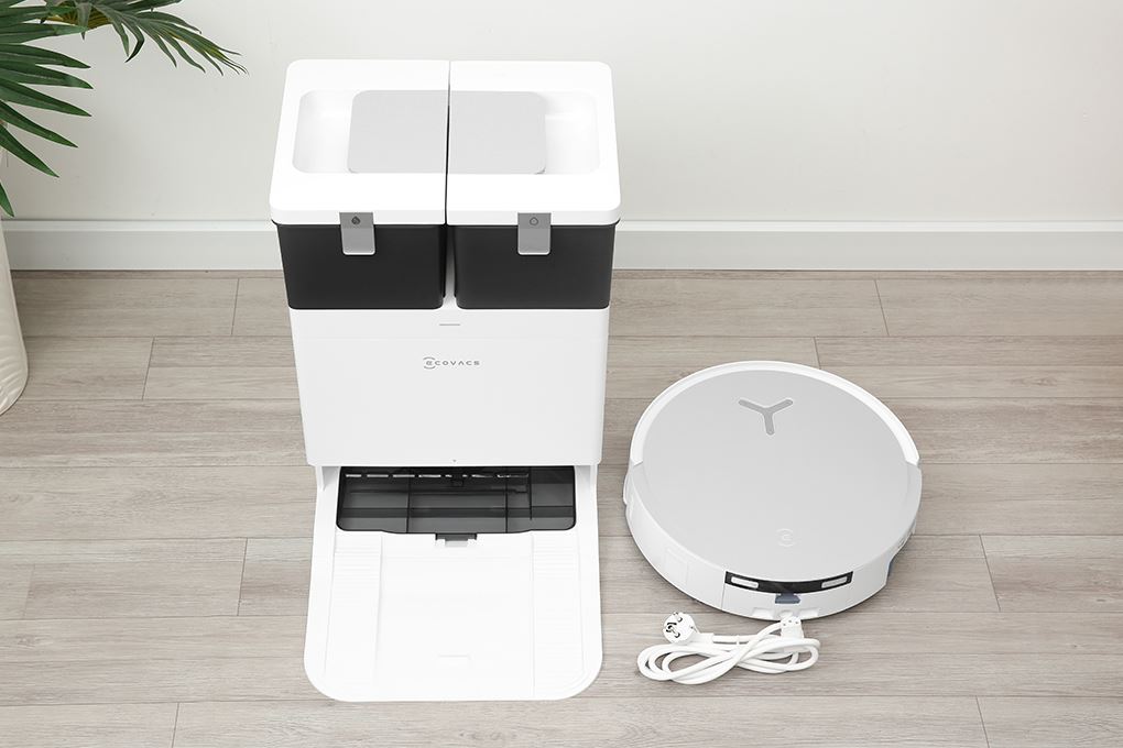 Robot hút bụi lau nhà Ecovacs Deebot X8 PRO OMNI - Trắng Màu Trắng