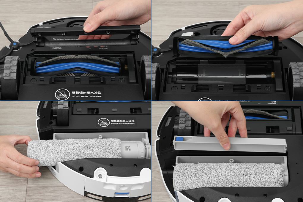 Robot hút bụi lau nhà Ecovacs Deebot X8 PRO OMNI - Trắng Màu Trắng