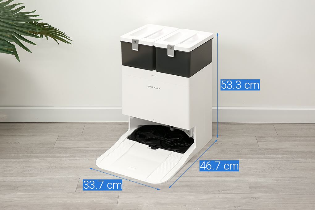 Robot hút bụi lau nhà Ecovacs Deebot T50 OMNI Màu Trắng