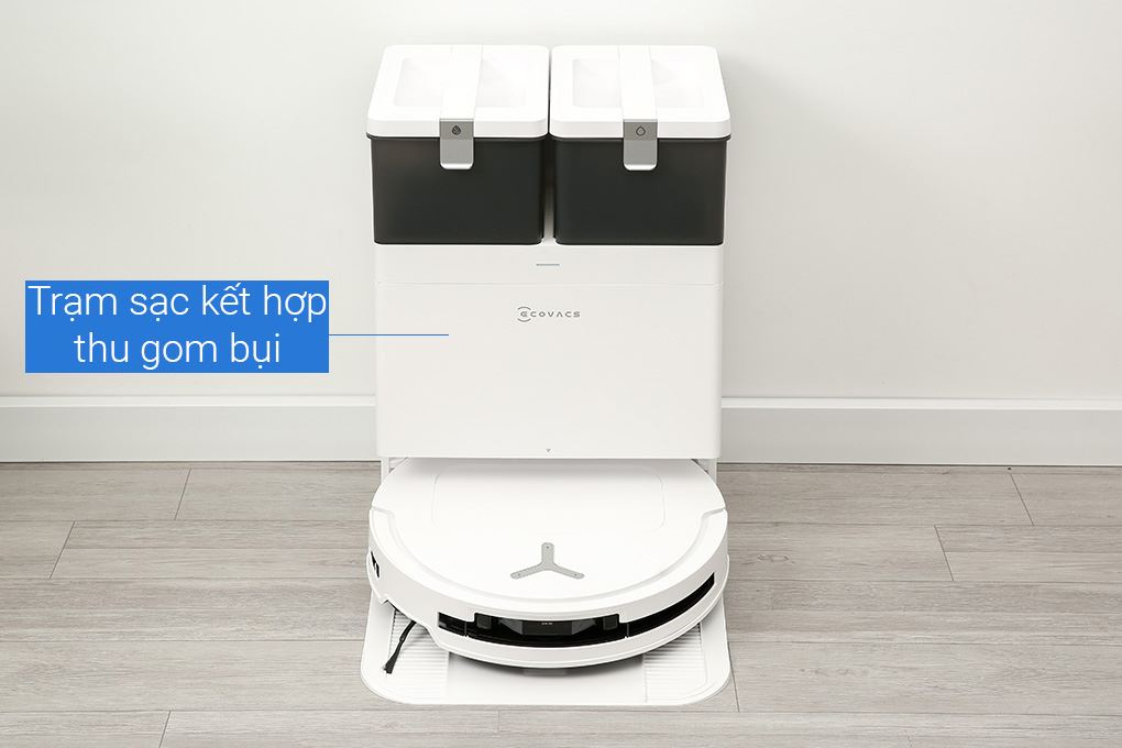 Robot hút bụi lau nhà Ecovacs Deebot T50 OMNI Màu Trắng