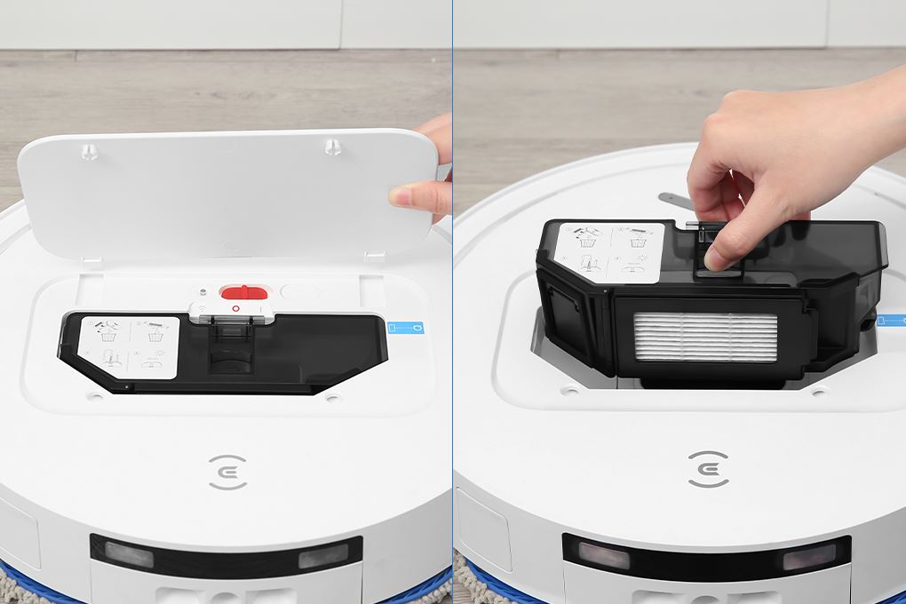 Robot hút bụi lau nhà Ecovacs Deebot T50 Pro OMNI - Trắng Màu Trắng