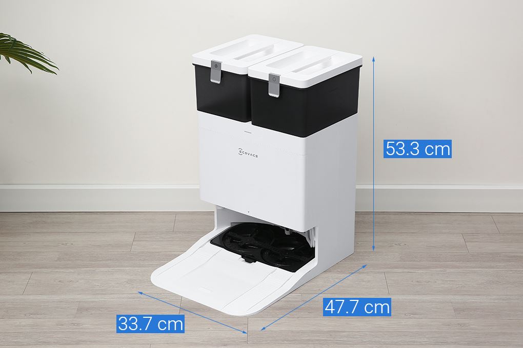 Robot hút bụi lau nhà Ecovacs Deebot T50 Pro OMNI - Trắng Màu Trắng