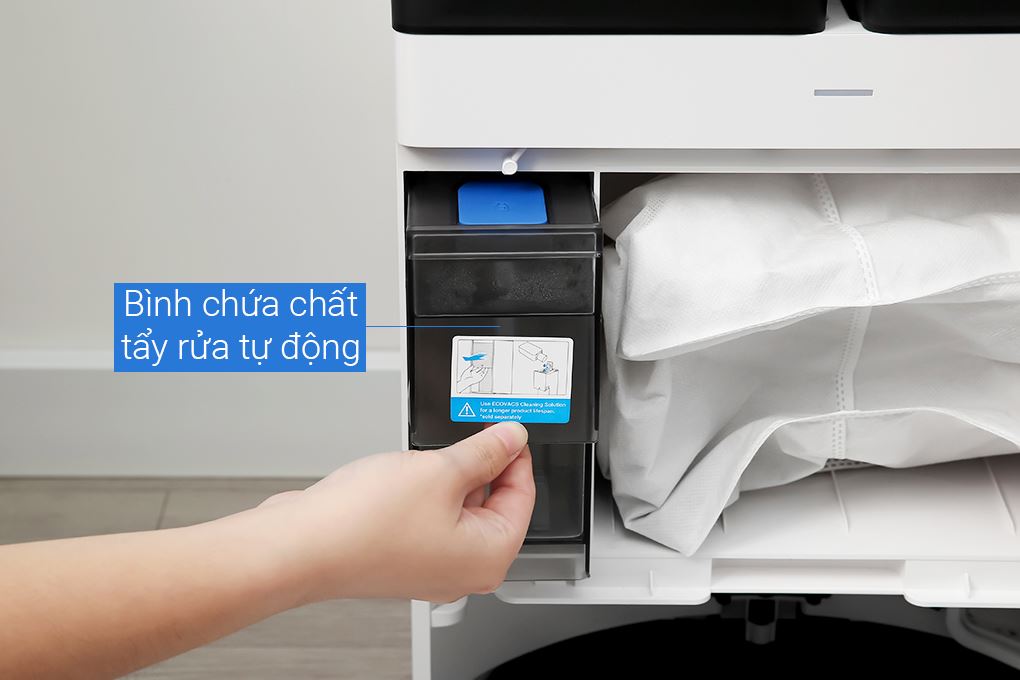 Robot hút bụi lau nhà Ecovacs Deebot T50 Pro OMNI - Trắng Màu Trắng