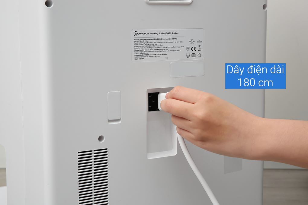 Robot hút bụi lau nhà Ecovacs Deebot T50 Pro OMNI - Trắng Màu Trắng