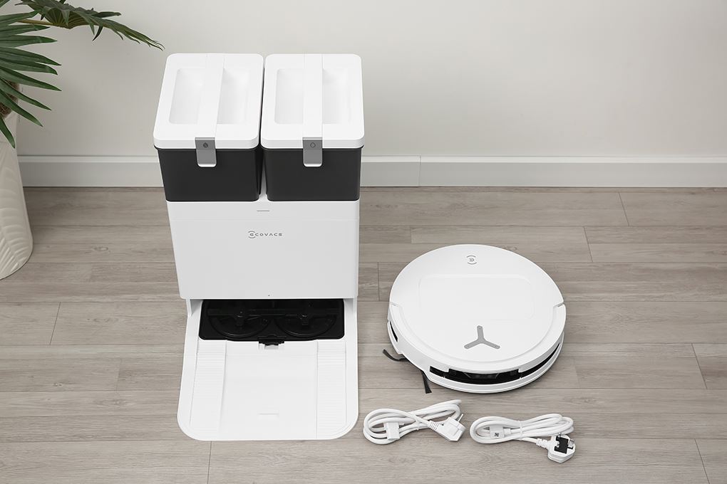 Robot hút bụi lau nhà Ecovacs Deebot T50 Pro OMNI - Trắng Màu Trắng