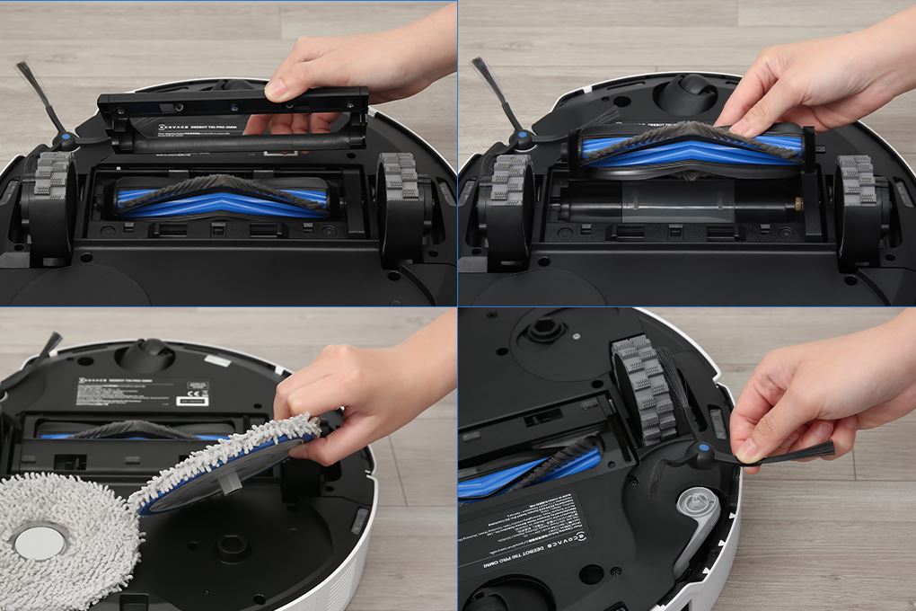 Robot hút bụi lau nhà Ecovacs Deebot T50 Pro OMNI - Trắng Màu Trắng