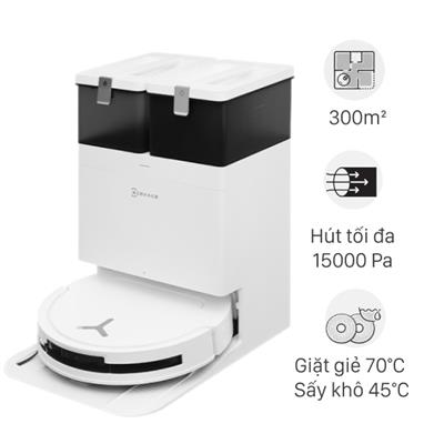 Robot hút bụi lau nhà Ecovacs Deebot T50 Pro OMNI - Trắng