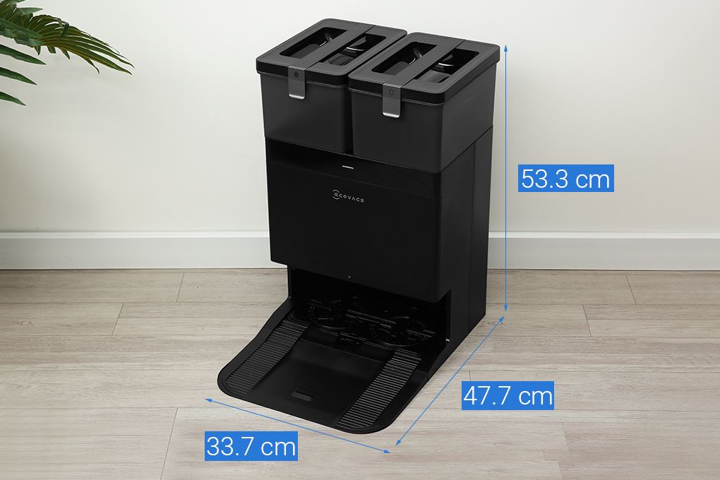 Robot hút bụi lau nhà Ecovacs Deebot T50 Pro OMNI - Đen Màu Đen