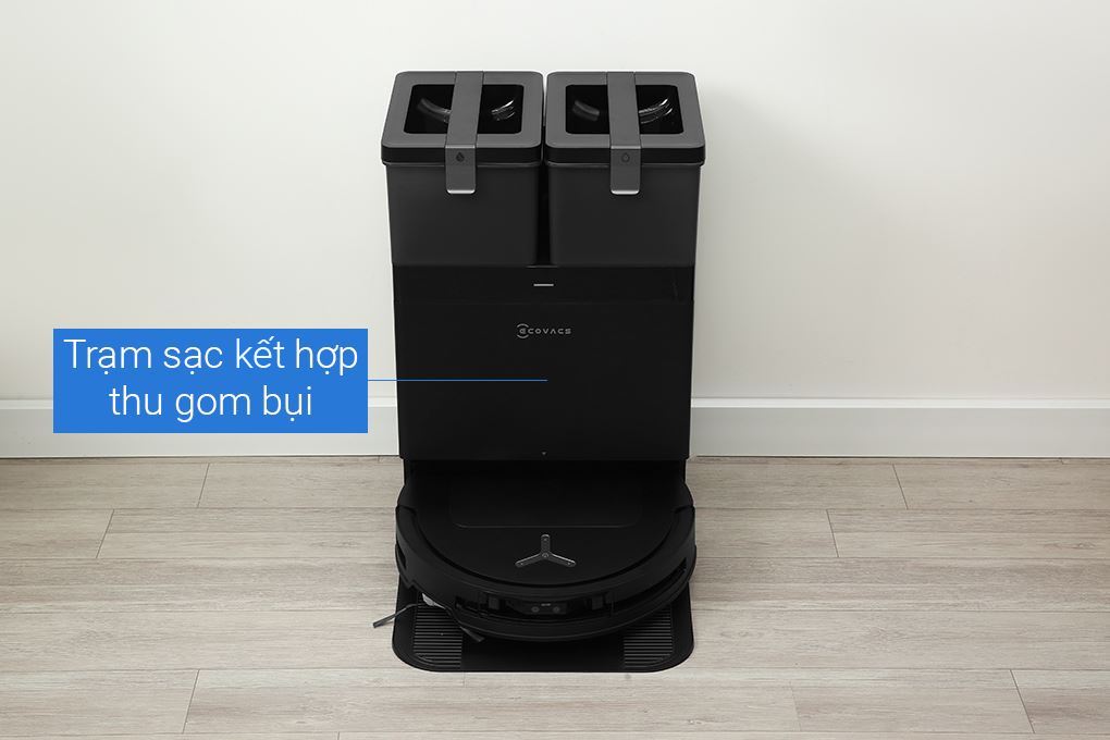 Robot hút bụi lau nhà Ecovacs Deebot T50 Pro OMNI - Đen Màu Đen