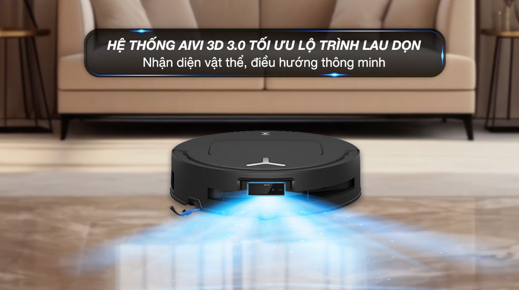 Hệ thống AIVI 3D 3.0 - Robot hút bụi lau nhà Ecovacs Deebot T80 OMNI - Đen Hệ thống AIVI 3D 3.0 - Robot hút bụi lau nhà Ecovacs Deebot T80 OMNI - Đen