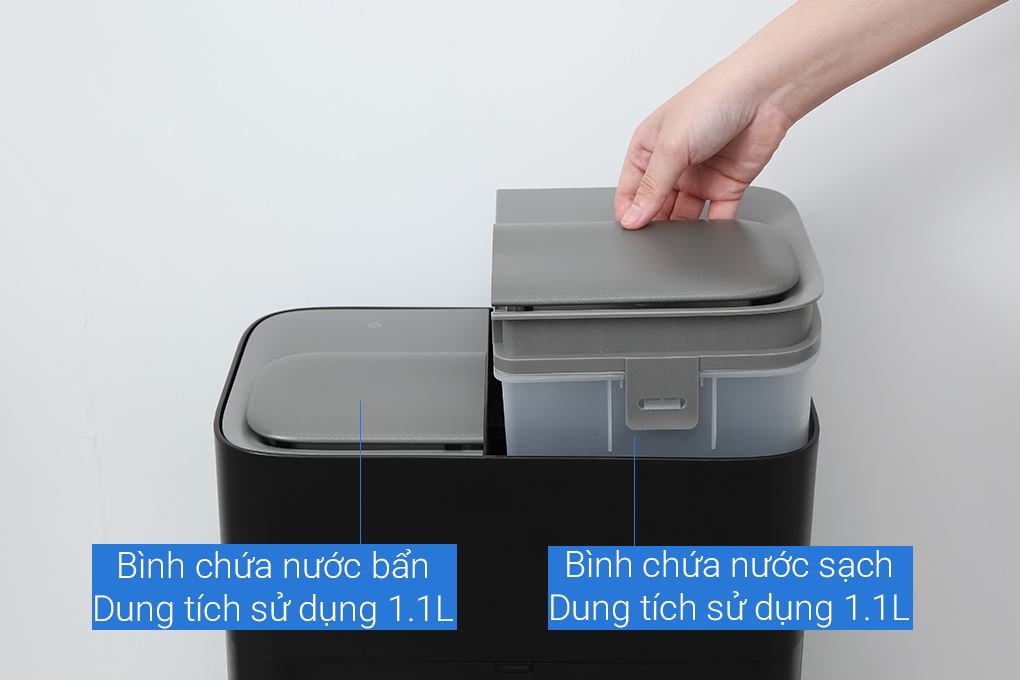 Robot hút bụi lau nhà Ecovacs Deebot T80 OMNI - Đen Màu Đen