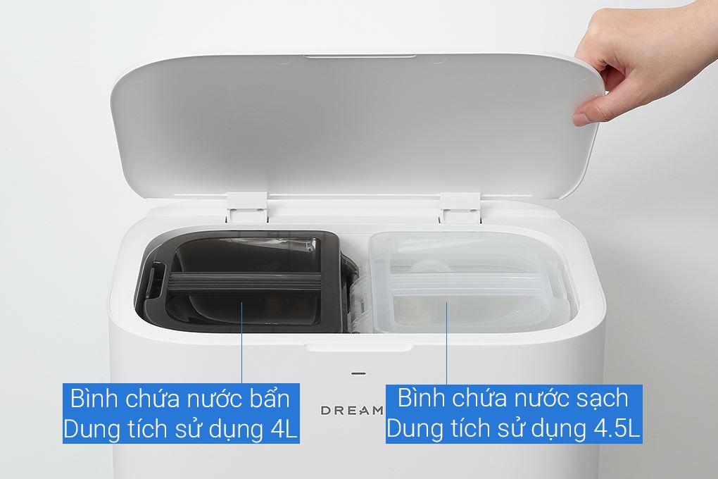Robot hút bụi lau nhà Dreame D20 Ultra Màu Trắng
