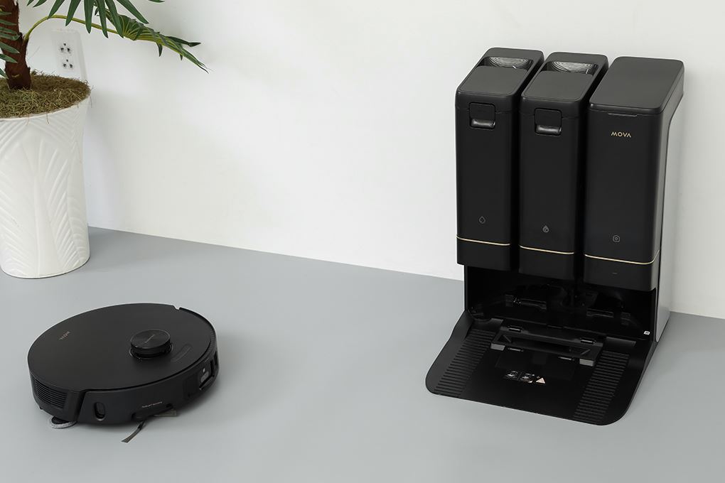 Robot hút bụi lau nhà Mova Z50 Ultra Màu Đen