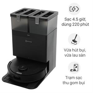 Robot hút bụi lau nhà Ecovacs T30C - Đen
