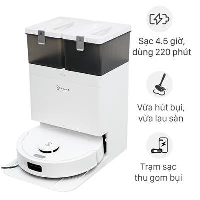 Robot hút bụi lau nhà Ecovacs T30C - Trắng