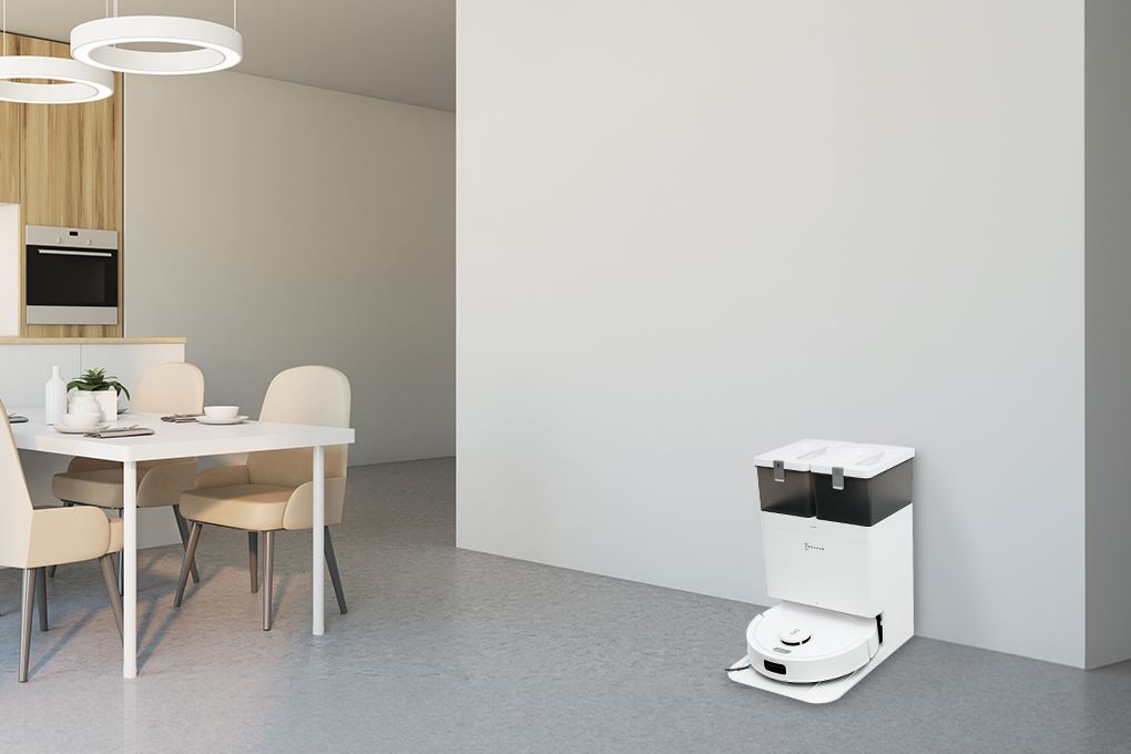 Robot hút bụi lau nhà Ecovacs Deebot T30C - Trắng Màu Trắng