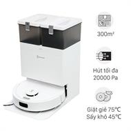 Robot hút bụi lau nhà Ecovacs Deebot T30C - Trắng