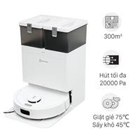 Robot hút bụi lau nhà Ecovacs T30C - Trắng