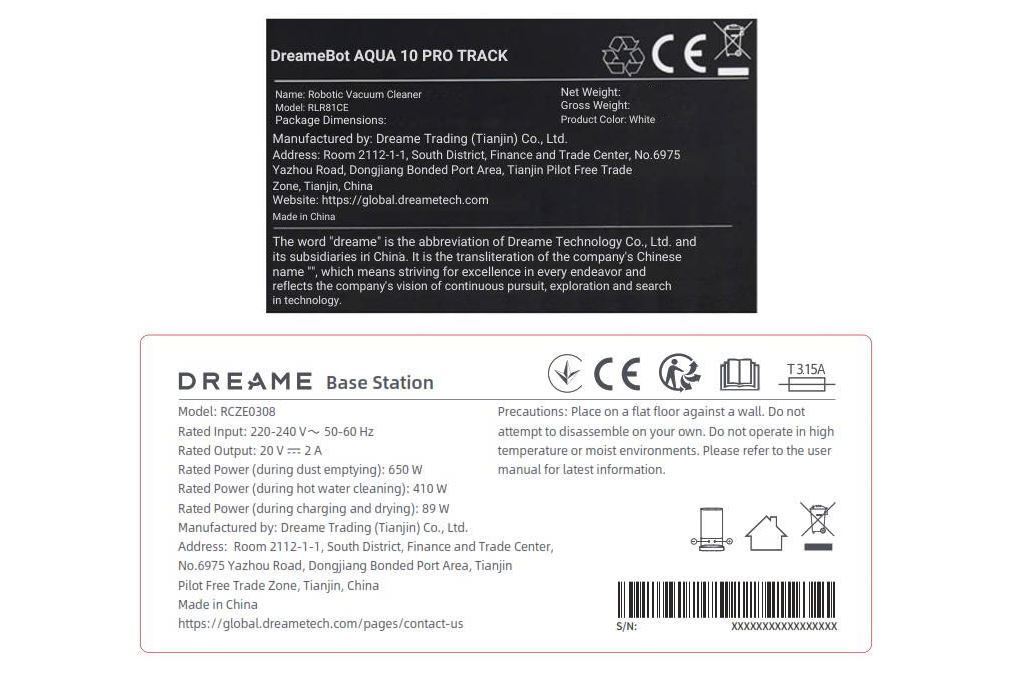 Robot hút bụi lau nhà Dreame Aqua 10 Pro Track - Trắng Màu Trắng