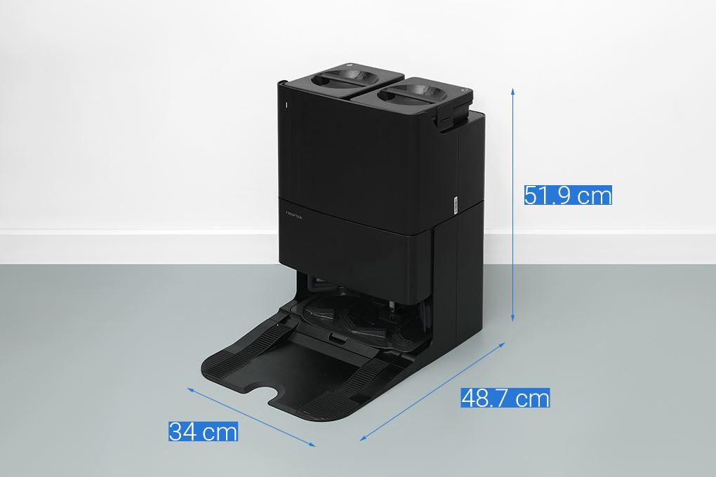 Robot hút bụi lau nhà Roborock QR 798 - Đen Màu Đen