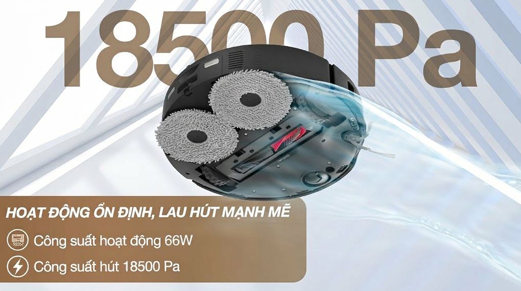 Công suất - Robot hút bụi lau nhà Roborock Q Revo 5V1 - Đen Công suất - Robot hút bụi lau nhà Roborock Q Revo 5V1 - Đen