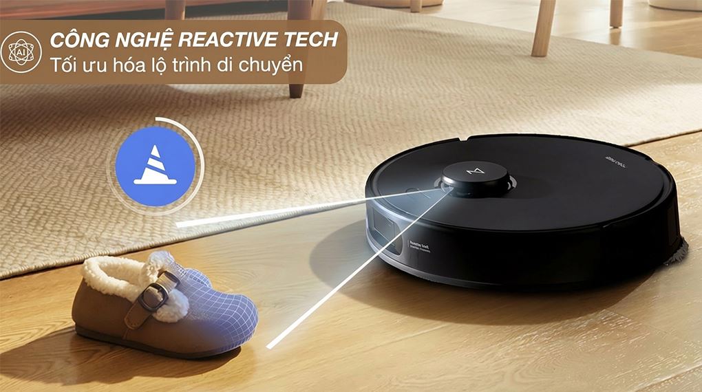 Công nghệ Reactive Tech - Robot hút bụi lau nhà Roborock Q Revo 5V1 - Đen Công nghệ Reactive Tech - Robot hút bụi lau nhà Roborock Q Revo 5V1 - Đen