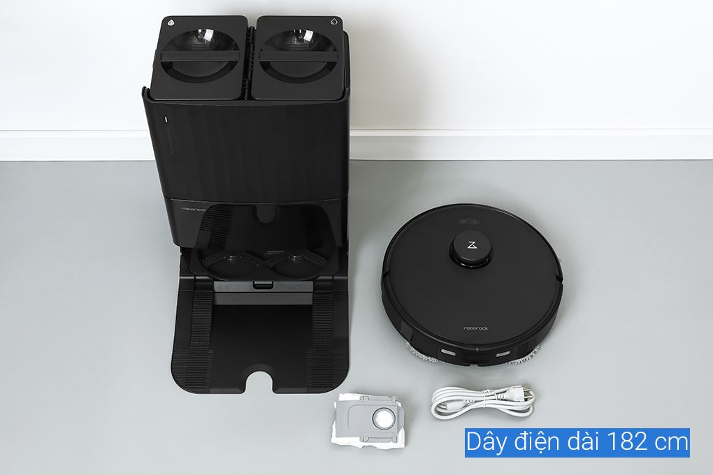 Robot hút bụi lau nhà Roborock Q Revo 5V1 - Đen Màu Đen