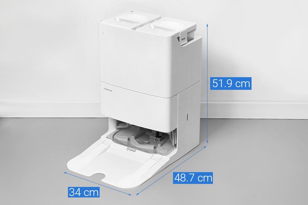 Robot hút bụi lau nhà Roborock QR 798 - Trắng Màu Trắng