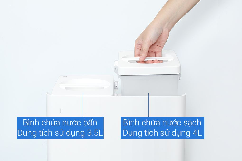 Robot hút bụi lau nhà Roborock Q Revo 5AE - Trắng Màu Trắng