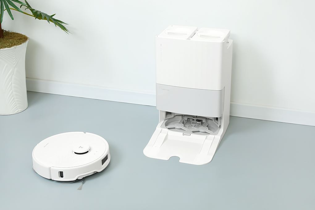 Robot hút bụi lau nhà Roborock Q Revo 5V1 - Trắng Màu Trắng