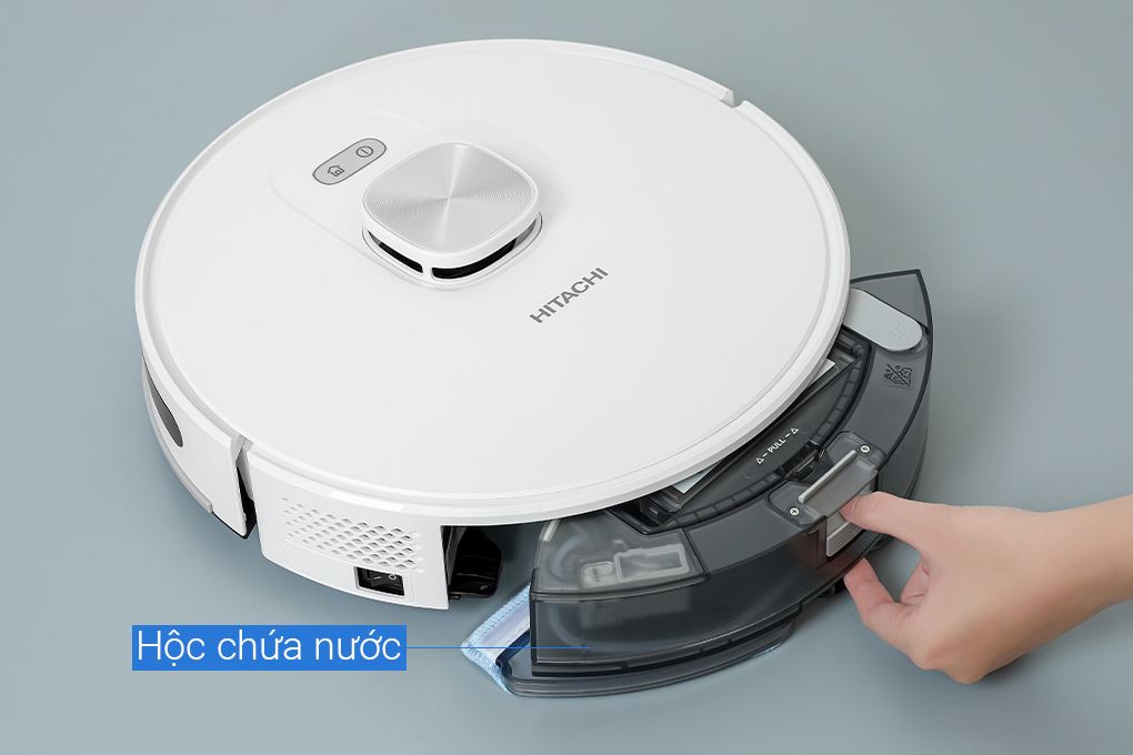Robot hút bụi lau nhà Hitachi RV-X20P Màu Trắng