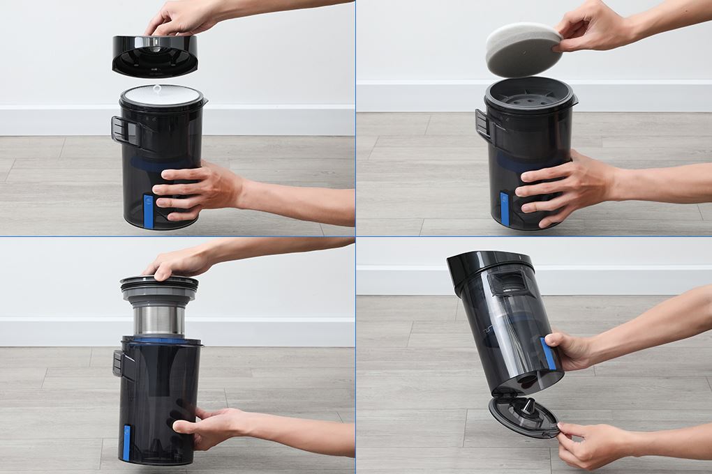Robot hút bụi lau nhà Ecovacs Deebot X11 OMNICYCLONE Màu Đen