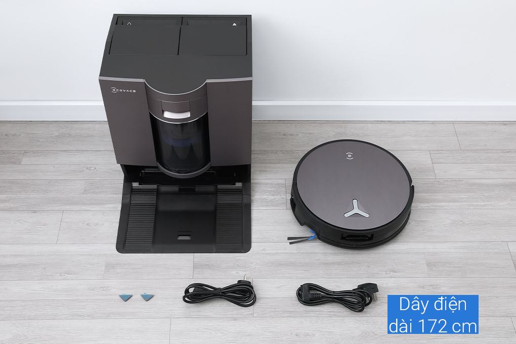 Robot hút bụi lau nhà Ecovacs Deebot X11 OMNICYCLONE Màu Đen
