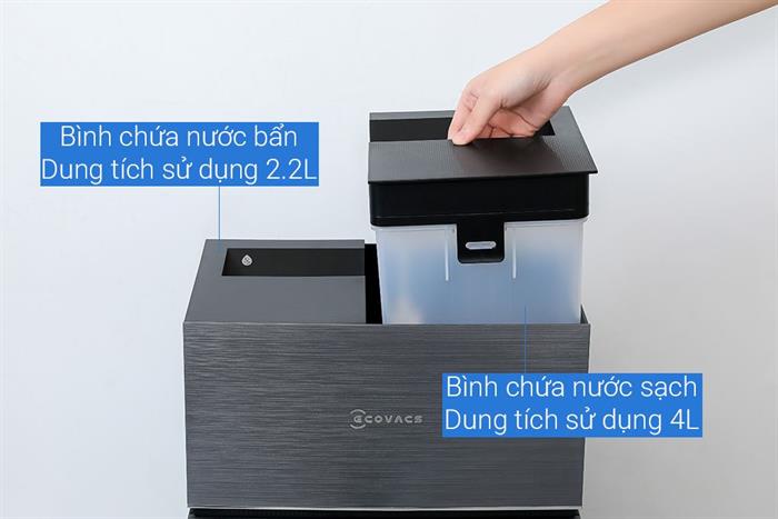 Robot hút bụi lau nhà Ecovacs X11 PRO OMNI Màu Đen