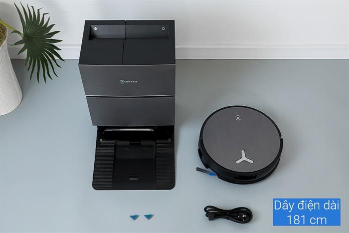 Robot hút bụi lau nhà Ecovacs X11 PRO OMNI Màu Đen