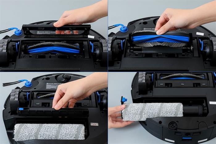 Robot hút bụi lau nhà Ecovacs X11 PRO OMNI Màu Đen