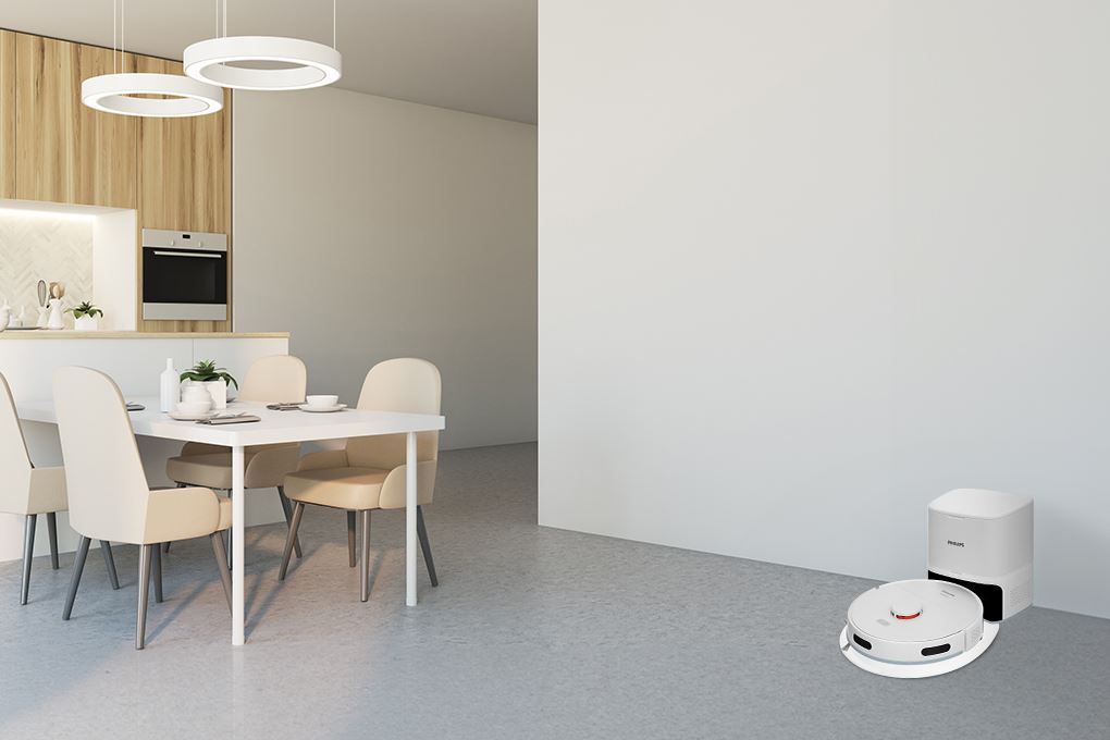 Robot hút bụi lau nhà Philips XU2100/25 Màu Trắng