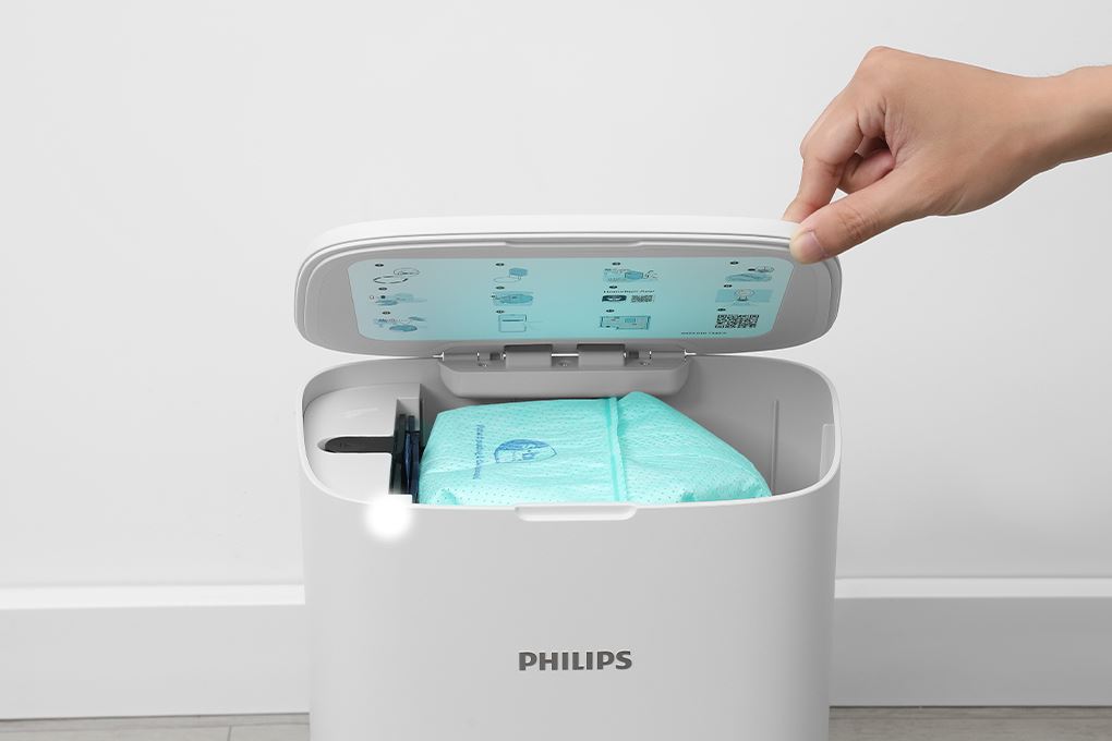 Robot hút bụi lau nhà Philips XU2100/25 Màu Trắng