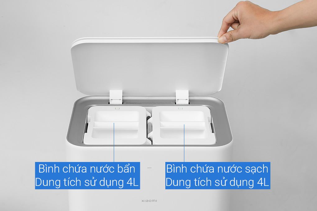 Robot hút bụi lau nhà Xiaomi 5 EU Màu Trắng