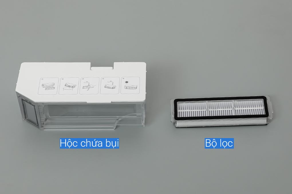Robot hút bụi lau nhà Xiaomi 5 Pro EU Màu Trắng