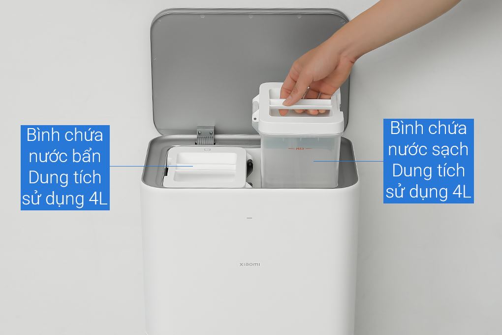 Robot hút bụi lau nhà Xiaomi 5 Pro EU Màu Trắng