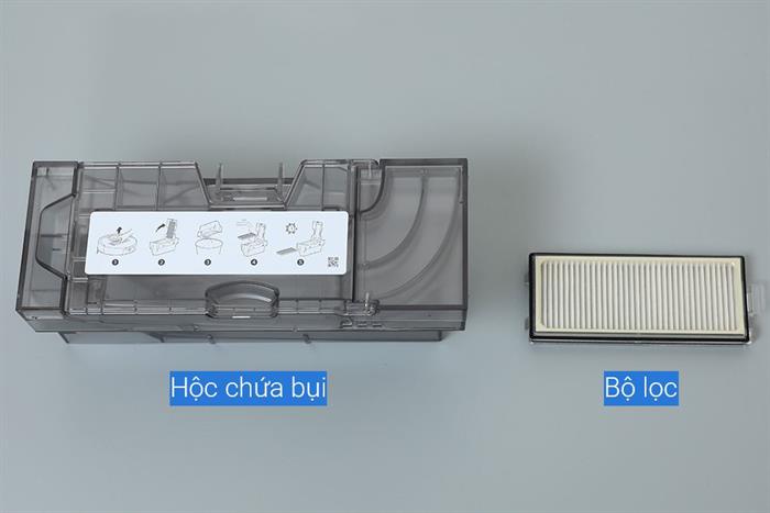 Robot hút bụi Roborock Qrevo Curv 2 Flow Màu Trắng