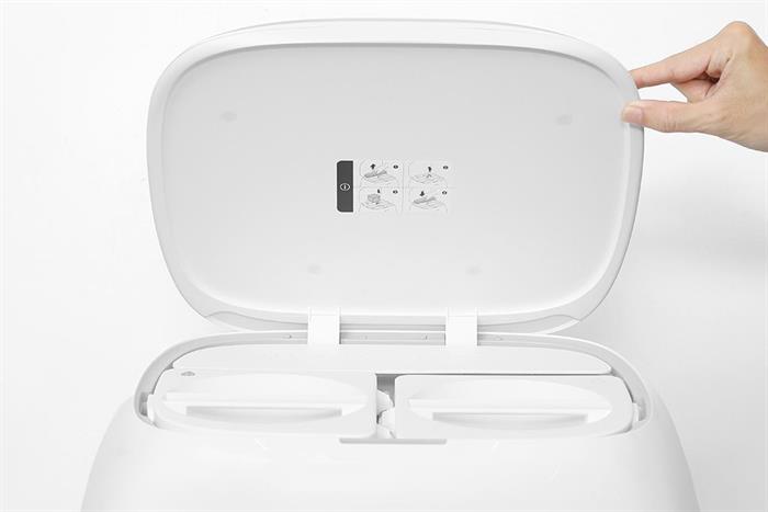 Robot hút bụi Roborock Qrevo Curv 2 Flow Màu Trắng