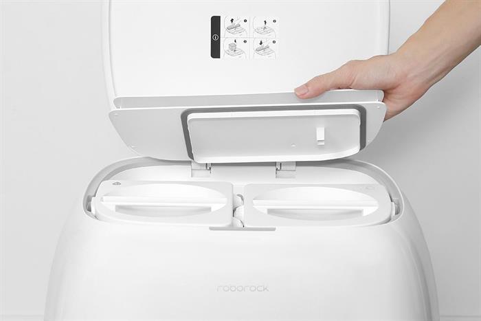 Robot hút bụi Roborock Qrevo Curv 2 Flow Màu Trắng