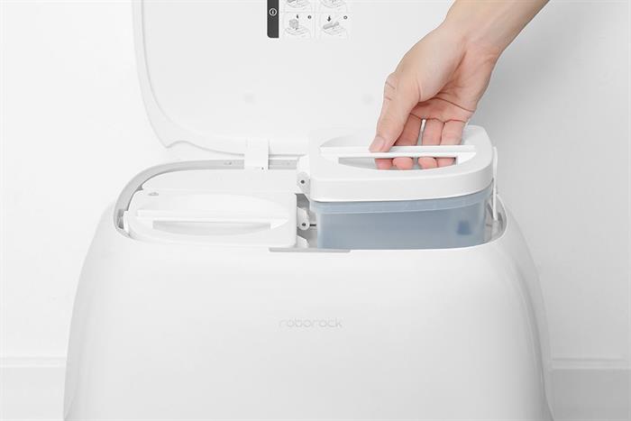 Robot hút bụi Roborock Qrevo Curv 2 Flow Màu Trắng