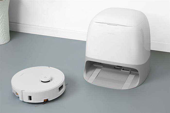 Robot hút bụi Roborock Qrevo Curv 2 Flow Màu Trắng