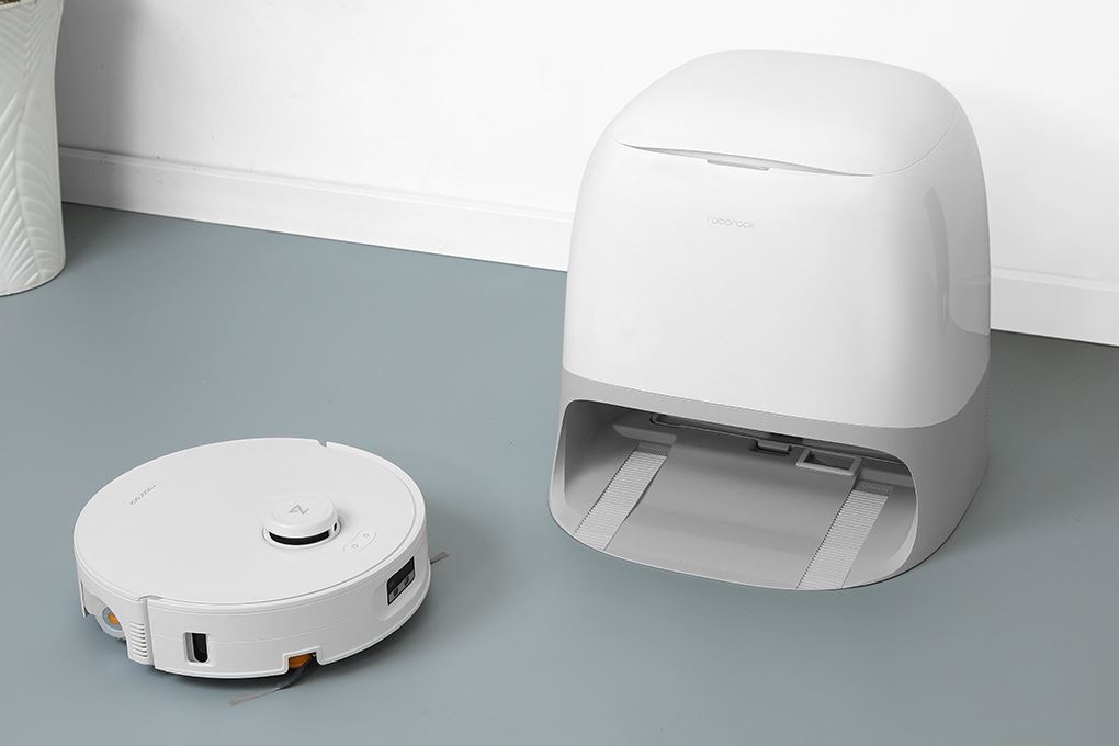 Robot hút bụi Roborock Qrevo Curv 2 Flow Màu Trắng