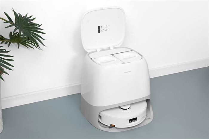 Robot hút bụi Roborock Qrevo Curv 2 Flow Màu Trắng