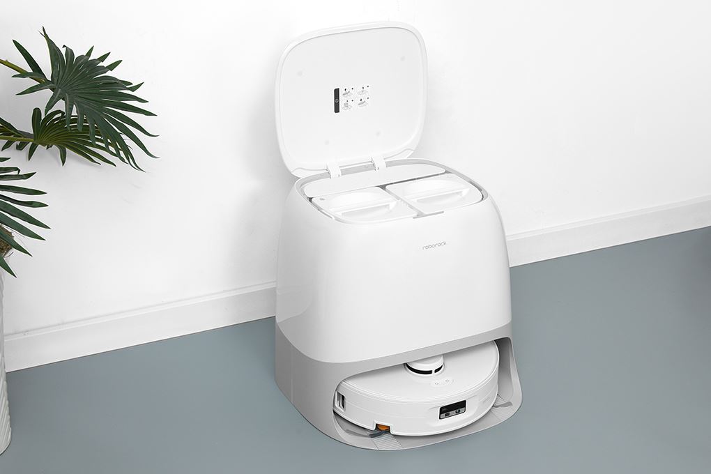Robot hút bụi Roborock Qrevo Curv 2 Flow Màu Trắng